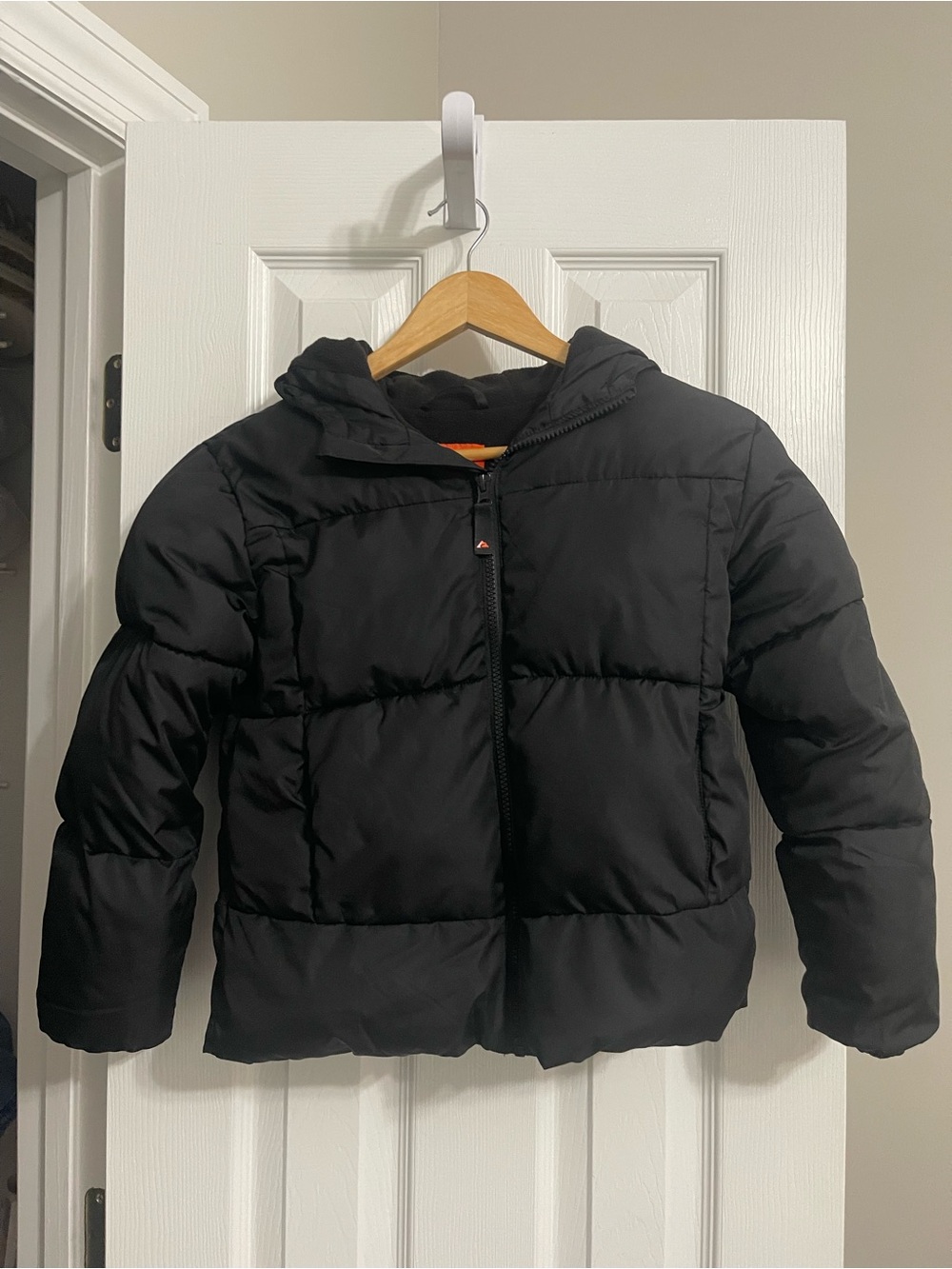 Kids Ozark Trail Black Puffer Coat with Hood